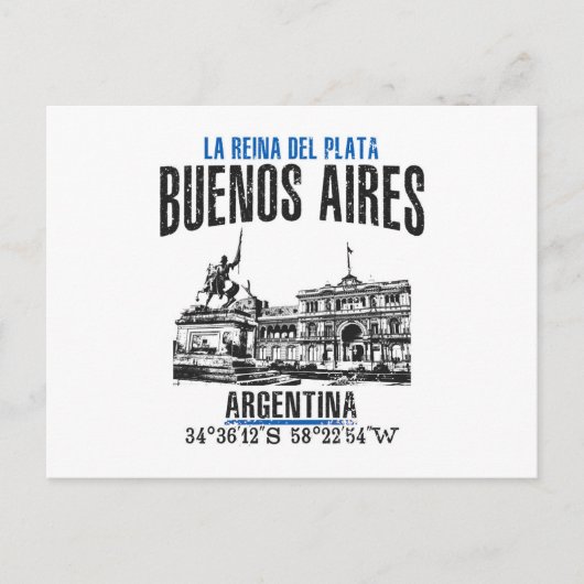 Buenos Aires Briefkaart (Voorkant)