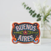 Buenos Aires Briefkaart (Staand voorkant)