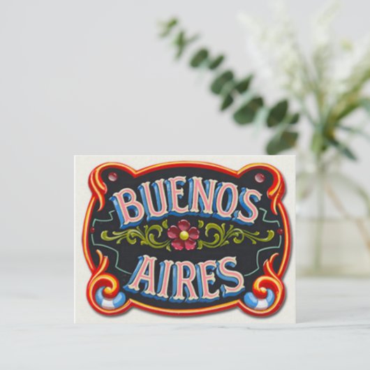 Buenos Aires Briefkaart (Staand voorkant)