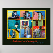 Buenos Aires Caminito Balconies Poster (Voorkant)