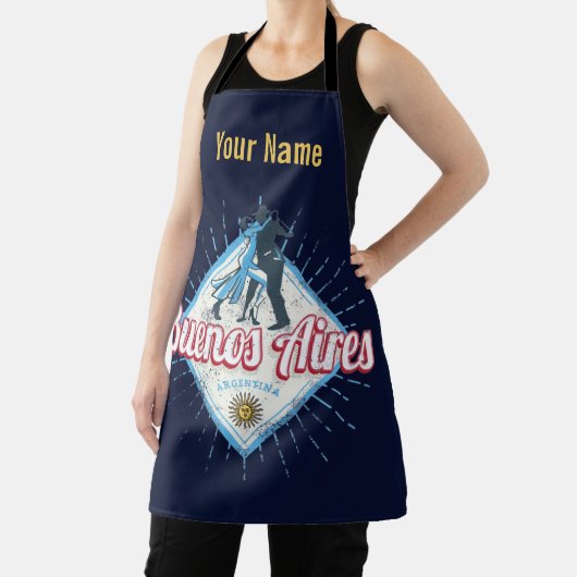 Buenos Aires City Argentina Retro Tango  Schort (Insitu)