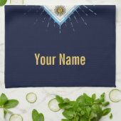 Buenos Aires City Argentina Retro Tango  Theedoek (Gevouwen)