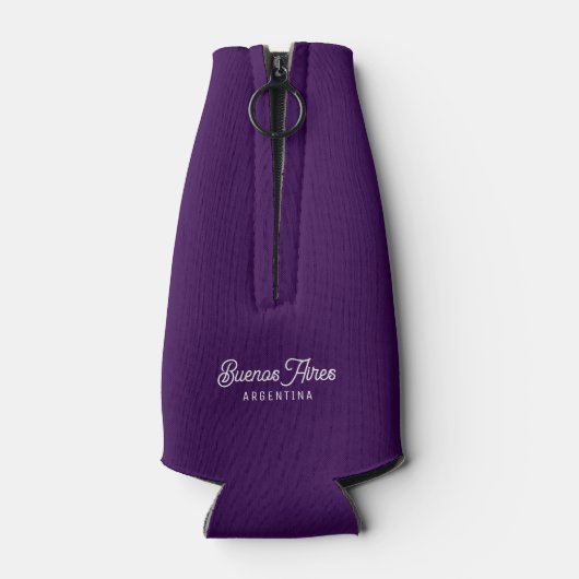 Buenos Aires City Elegant Simple modern Flesjeskoeler (Achterkant)