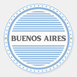 Buenos Aires City Pride Embleem Argentijnse identi Ronde Sticker