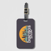 Buenos Aires  City Skyline Cityscape Art Bagagelabel (Voorkant (verticaal))