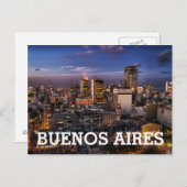 Buenos Aires Desde La Legislatura V Briefkaart (Voorkant / Achterkant)