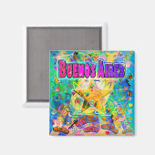 Buenos Aires Epoch Hour Magnet (Voorkant / Achterkant)