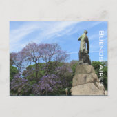 buenos aires jacaranda briefkaart (Voorkant)
