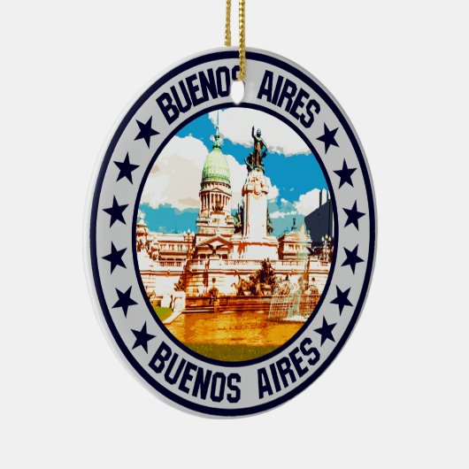 Buenos Aires Keramisch Ornament (Rechts)