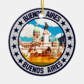 Buenos Aires Keramisch Ornament (Voorkant)
