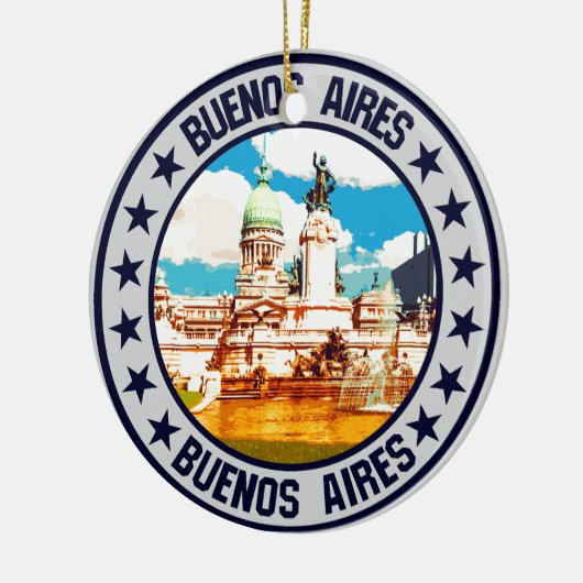 Buenos Aires Keramisch Ornament (Links)