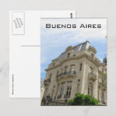 buenos aires klassieke architectuur briefkaart (Voorkant / Achterkant)