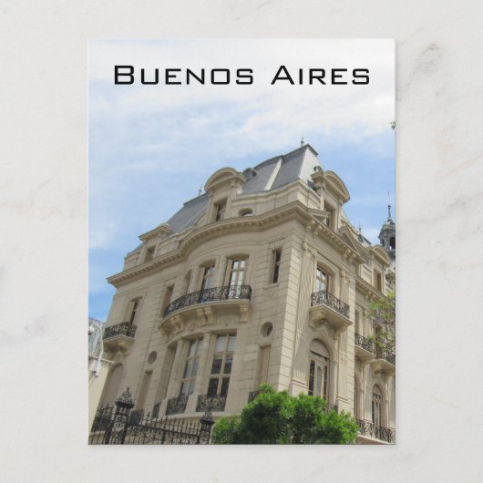 buenos aires klassieke architectuur briefkaart (Voorkant)