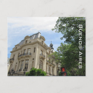 buenos aires klassieke architectuur briefkaart