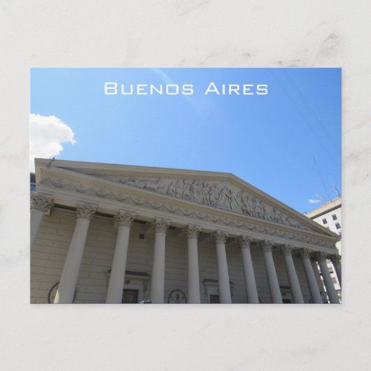 buenos aires kolommen briefkaart (Voorkant)