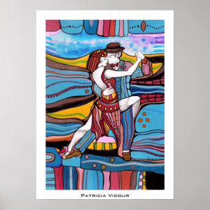 Buenos Aires, la Reina del Plata Tango Poster