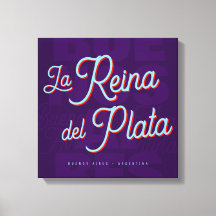Buenos Aires "La Reina del Plata" typografie kunst