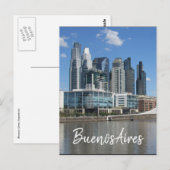 buenos aires modern briefkaart (Voorkant / Achterkant)
