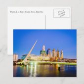 Buenos Aires Nocturna Briefkaart (Voorkant / Achterkant)