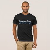 Buenos Aires over donkere stof T-shirt (Voorkant volledig)