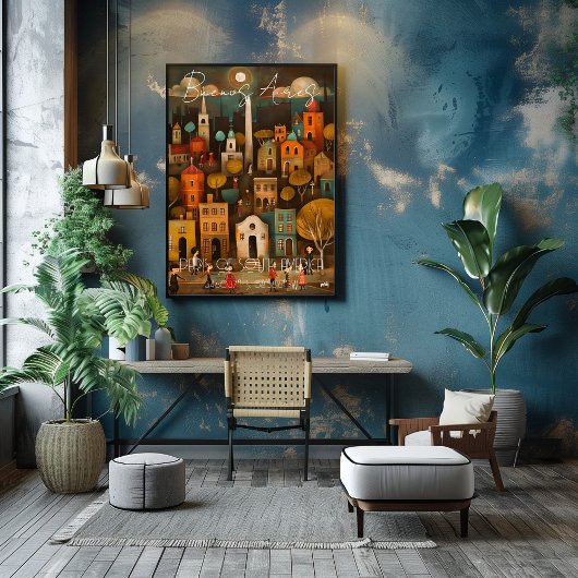 Buenos Aires: Paris of South America - Whimsical Perfect Poster