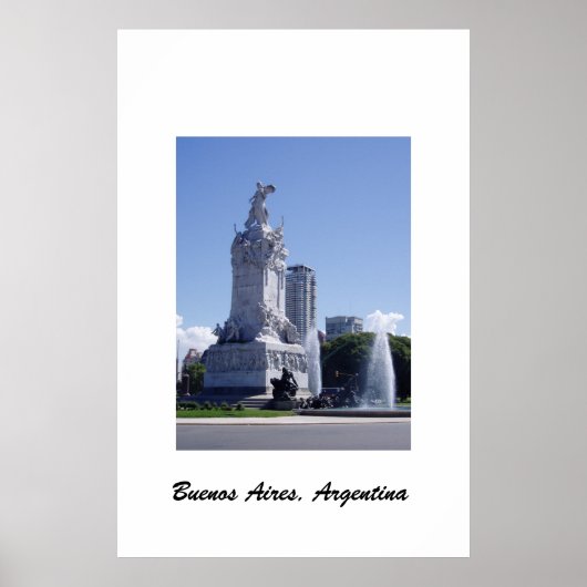 Buenos Aires, Poster Argentinië (Voorkant)