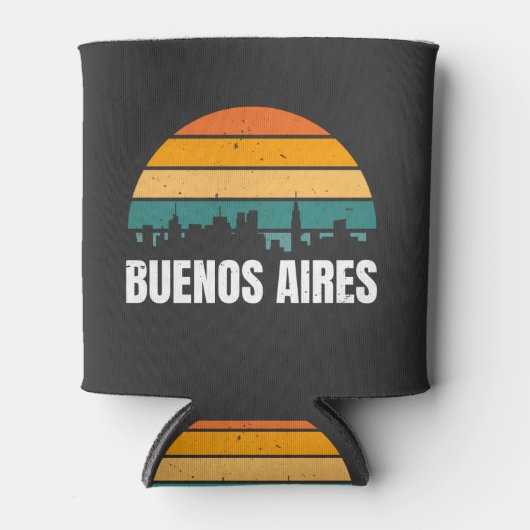 Buenos Aires Retro Blikjeskoeler (Voorkant)