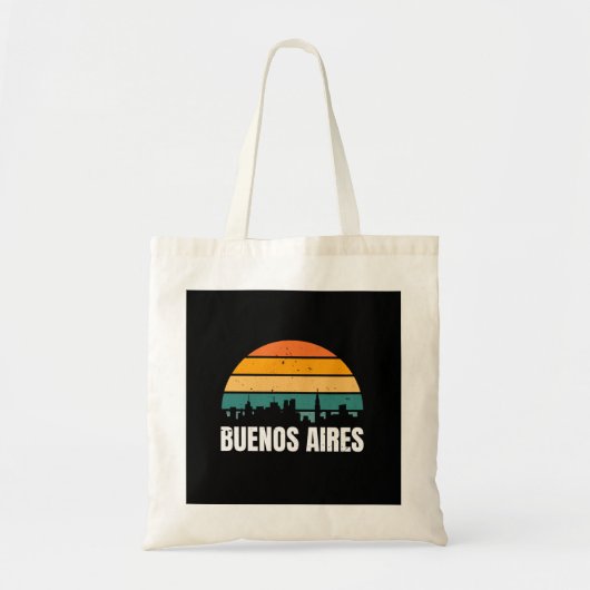 Buenos Aires Retro Tote Bag (Voorkant)