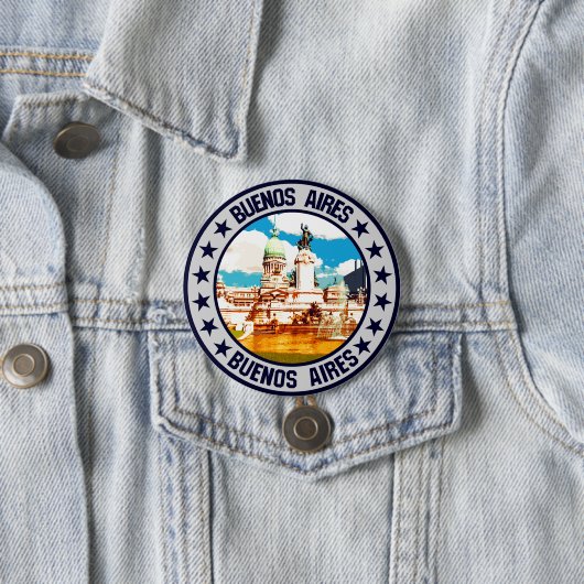 Buenos Aires Ronde Button 7,6 Cm (In situ)