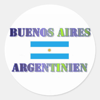 Buenos Aires Ronde Sticker