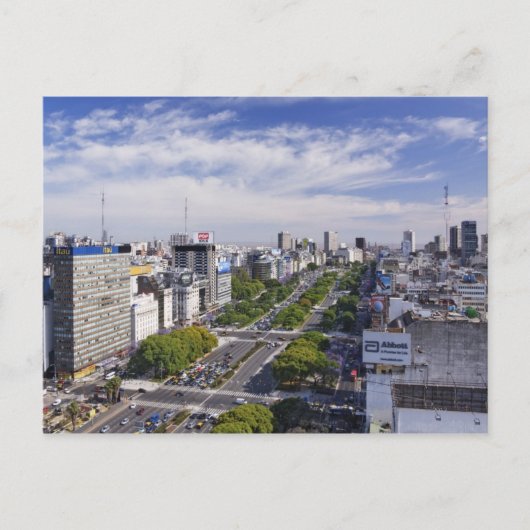 Buenos Aires Skyline Briefkaart (Voorkant)