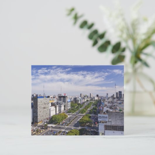Buenos Aires Skyline Briefkaart (Staand voorkant)