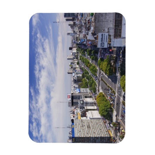 Buenos Aires Skyline Magneet (Verticaal)