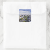 Buenos Aires Skyline Vierkante Sticker (Tas)