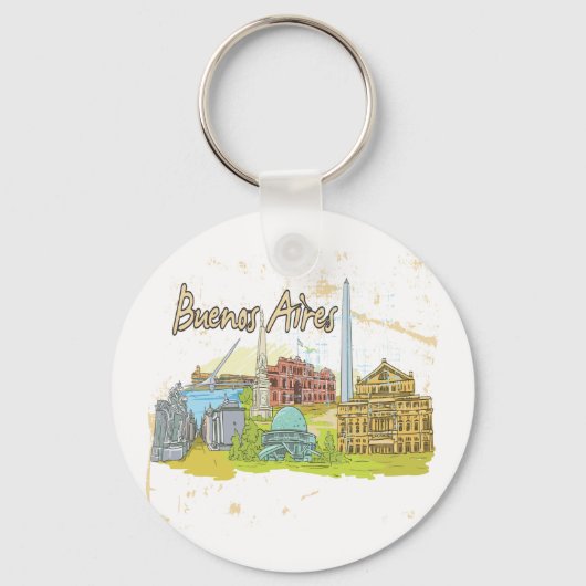 Buenos Aires Sleutelhanger (Voorkant)