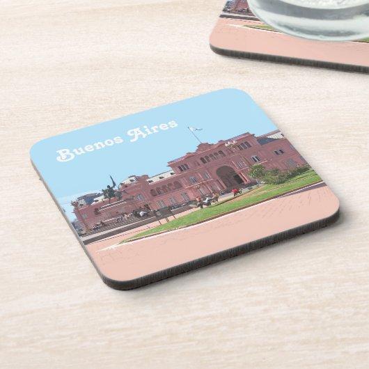Buenos Aires Souvenir, Argentinië Bier Onderzetter (Linkerzijde)