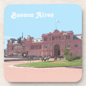 Buenos Aires Souvenir, Argentinië Bier Onderzetter (Voorkant)