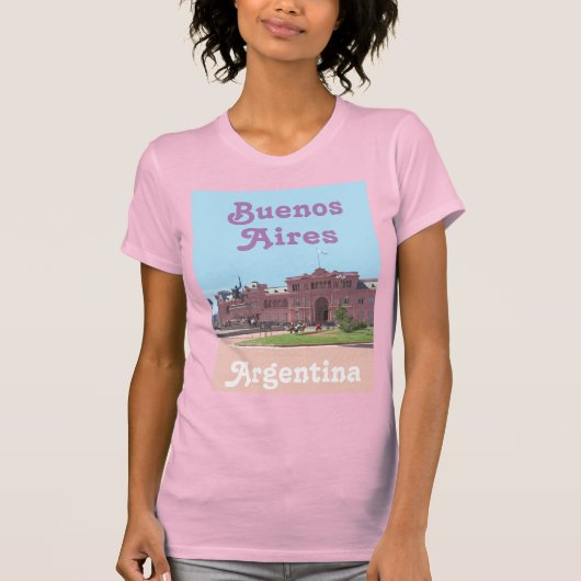Buenos Aires Souvenir, Argentinië T-shirt (Voorkant)