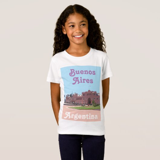 Buenos Aires Souvenir, Argentinië T-shirt (Voorkant volledig)