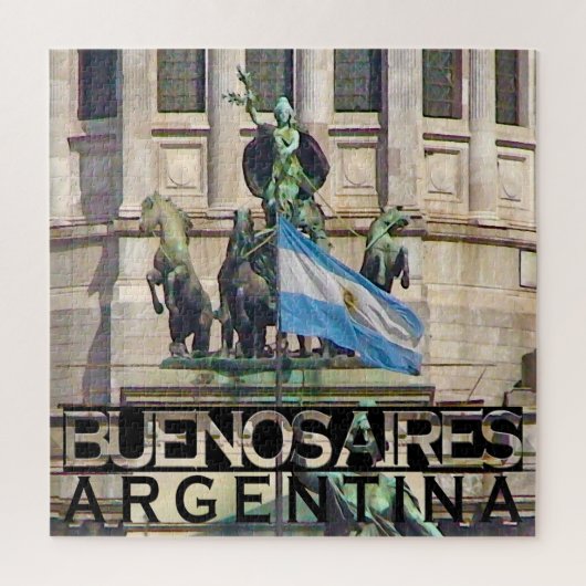 Buenos Aires Square Puzzle Legpuzzel (Verticaal)
