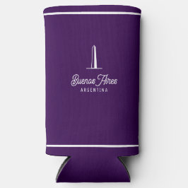Buenos Aires Stad Elegant Eenvoudig Retro Seltzer Blikjeskoeler