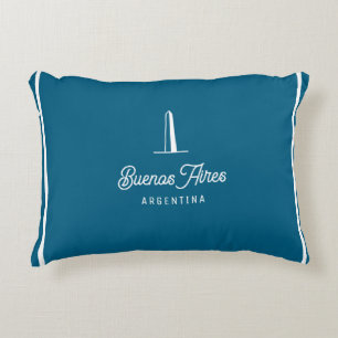 Buenos Aires Stad Vintage Retro Elegant Accent Kussen