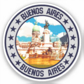 Buenos Aires Sticker (Voorkant)