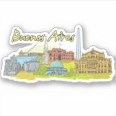 buenos aires sticker (Voorkant)