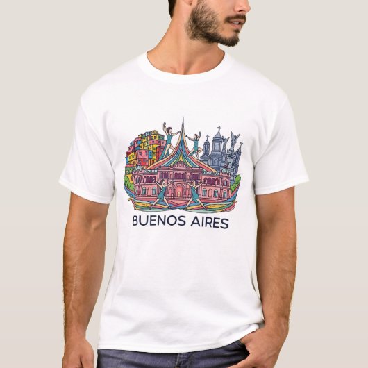 BUENOS AIRES T-SHIRT (Voorkant)