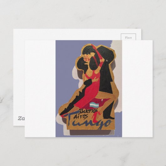 Buenos Aires Tango Briefkaart (Voorkant / Achterkant)