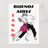 Buenos Aires Tango Briefkaart (Voorkant)