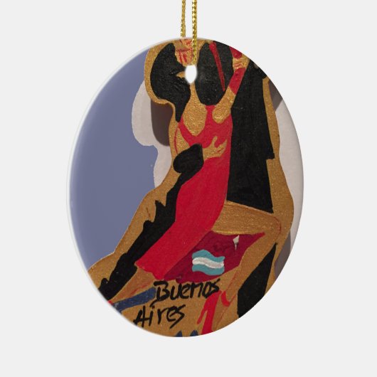 Buenos Aires Tango Keramisch Ornament (Rechts)