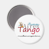 Buenos Aires Tango Magneet (Voorkant / Achterkant)