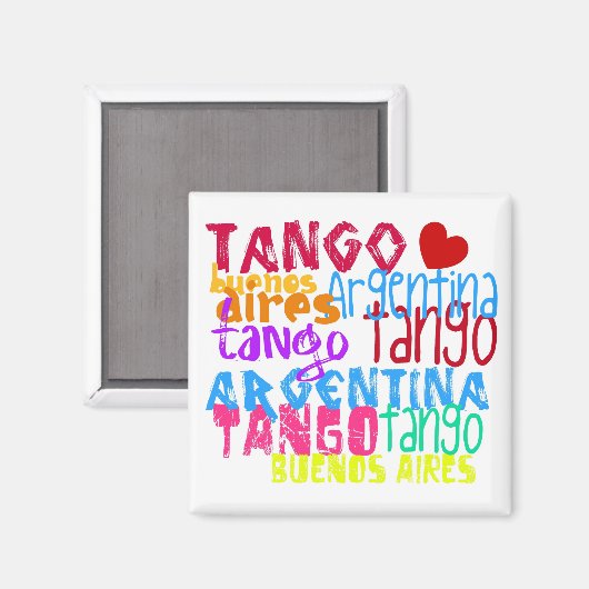 Buenos Aires Tango Magneet (Voorkant / Achterkant)